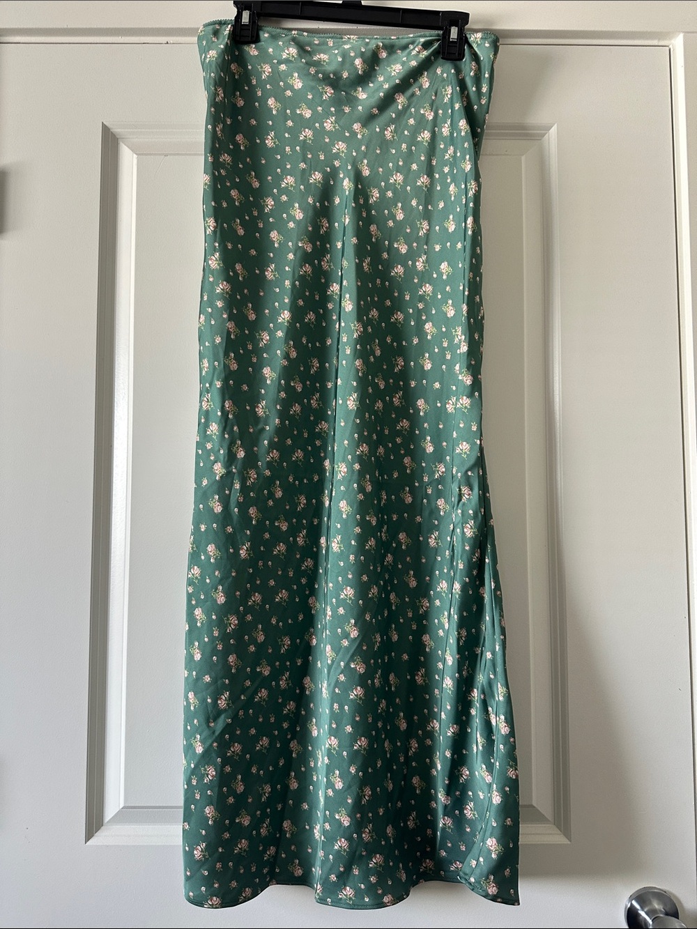 Floral Maxi Slip Skirt